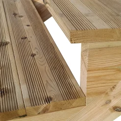 Vinuovo Milano Buitentrap 7 Treden - Bordes L116 X B120 Cm - Leuning L+a