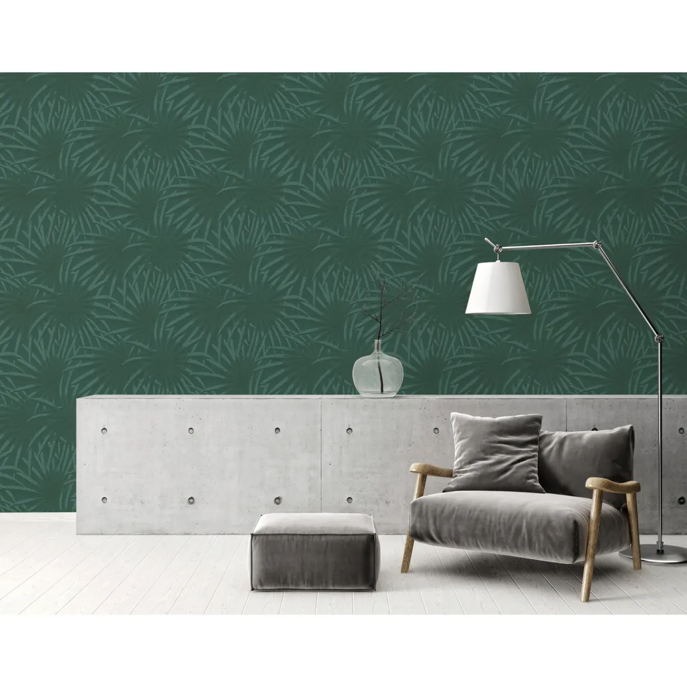 Overig Vinylbehang palmen groen