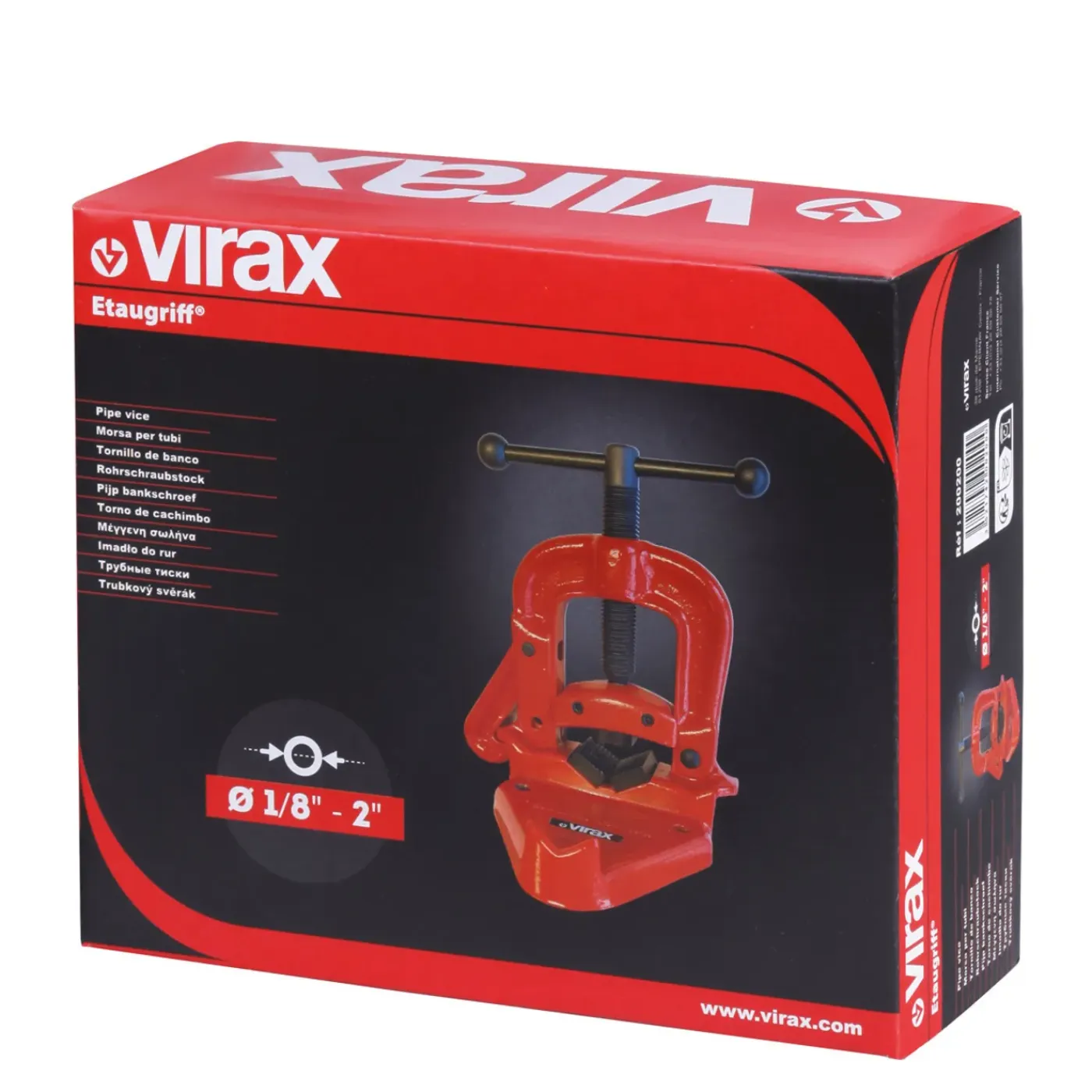 Virax buizenklem n°0 1/8" - 2"