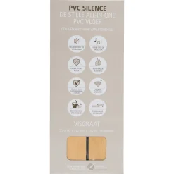 Visgraat PVC Vloer PVC Silence Sereen - 4-zijdige Micro V-groef - 7,5mm - 1,815m²
