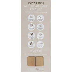 Overig Visgraat PVC Vloer Silence Rustig - 4-zijdige Micro V-groef - 7,5mm - 1,815m²