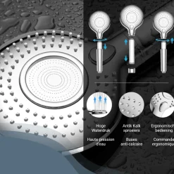 Vitasense PLUS Waterbesparende Douchekop met Waterfilter