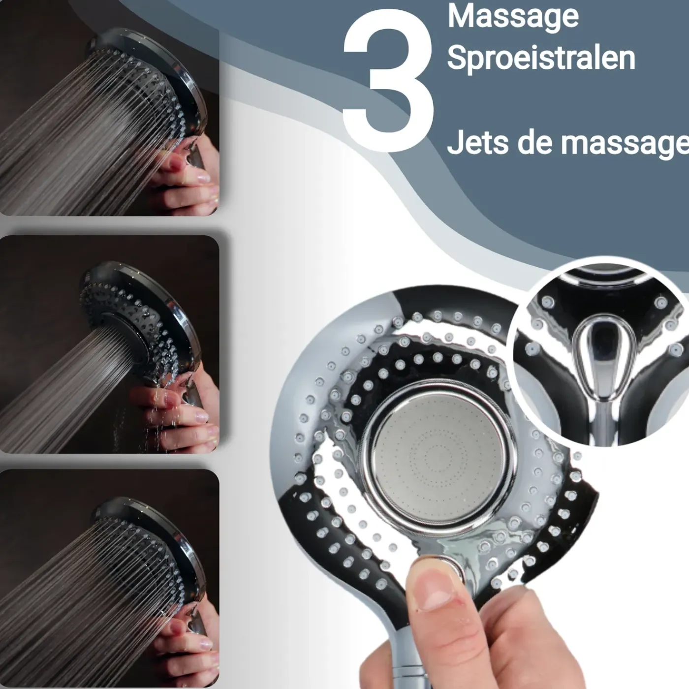 Vitasense PLUS Waterbesparende Douchekop met Waterfilter