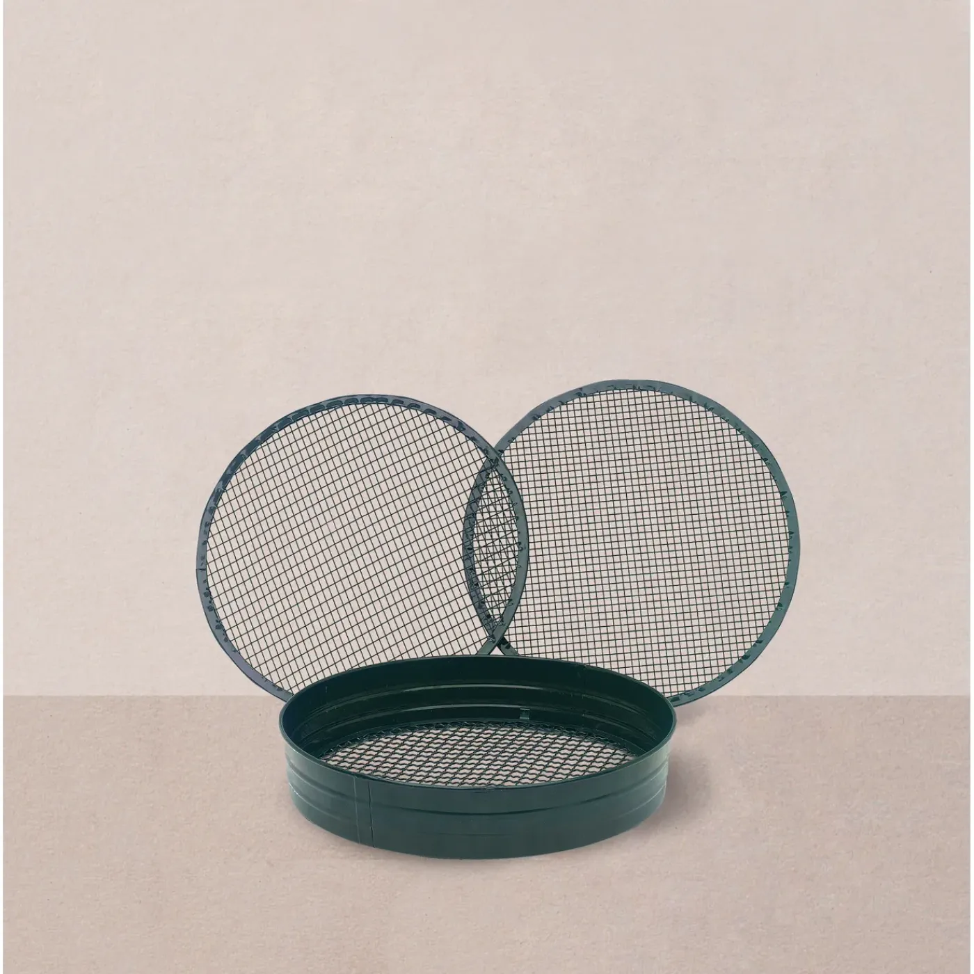 Overig Vitavia Metaalzeef Set 3 In 1 - Staal - Smaragd - 3 stuks