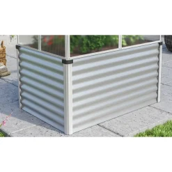 Vitavia onderbouw voor verhoogde broeikas Gaia Jumbo geanodiseerd aluminium 83x122x65cm