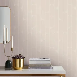 Overig Vliesbehang Geo Retro - Beige - 10,05 m x 52 cm