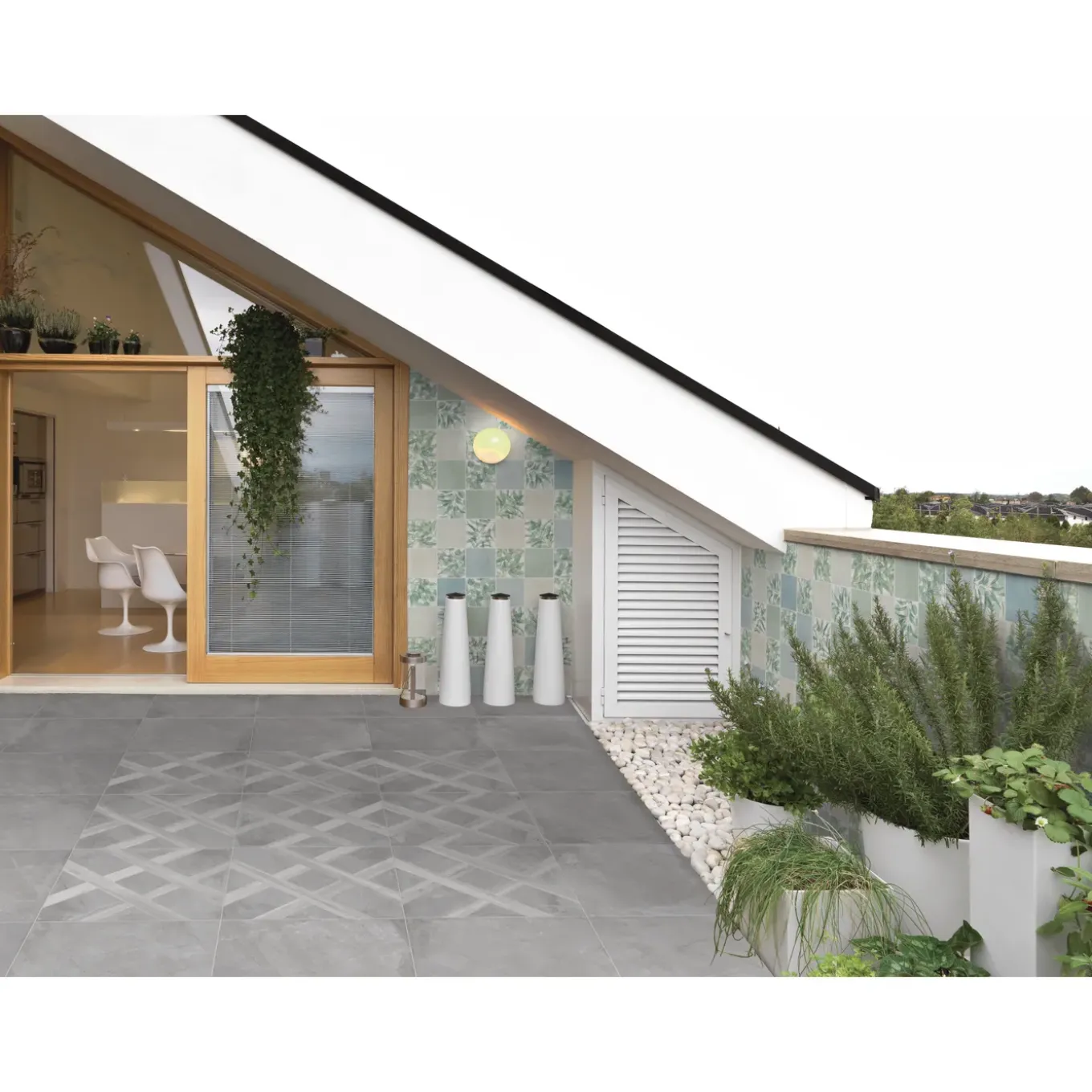 Vloer- en wandtegel Flora Pearl - Natuursteenlook Grijs - 60x60cm - 1,44m²