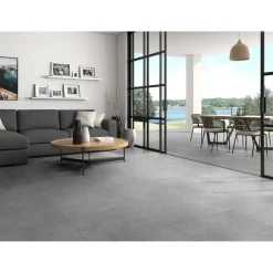 Vloertegel Breccia Grigrio - Natuursteenlook - Grijs - 60x60cm - 1,44m²