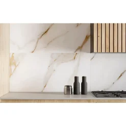 Overig Vloertegel Calacatta Gold - Marmerlook Goud - 32x62,5cm - 1m²