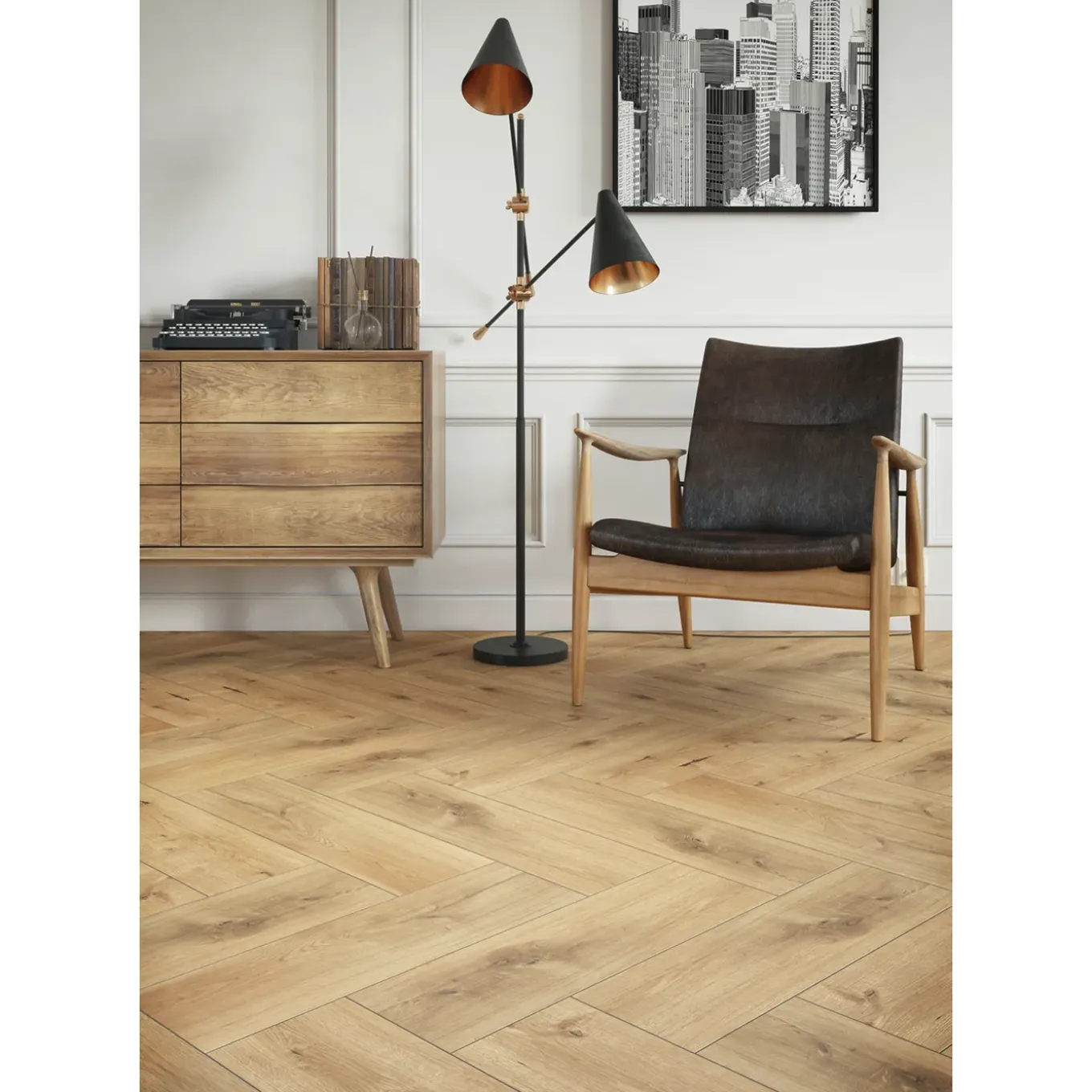 Vloertegel Sandwood - Houtlook - Bruin - 18,5x60cm - 1m²