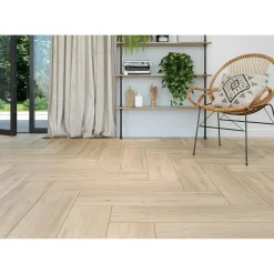 Vloertegel Sandwood - Houtlook - Licht eikenhout - 18,5x60cm - 1m²
