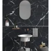 Vloertegel Verona - Marmerlook - Zwart - 31x62cm - 1m²