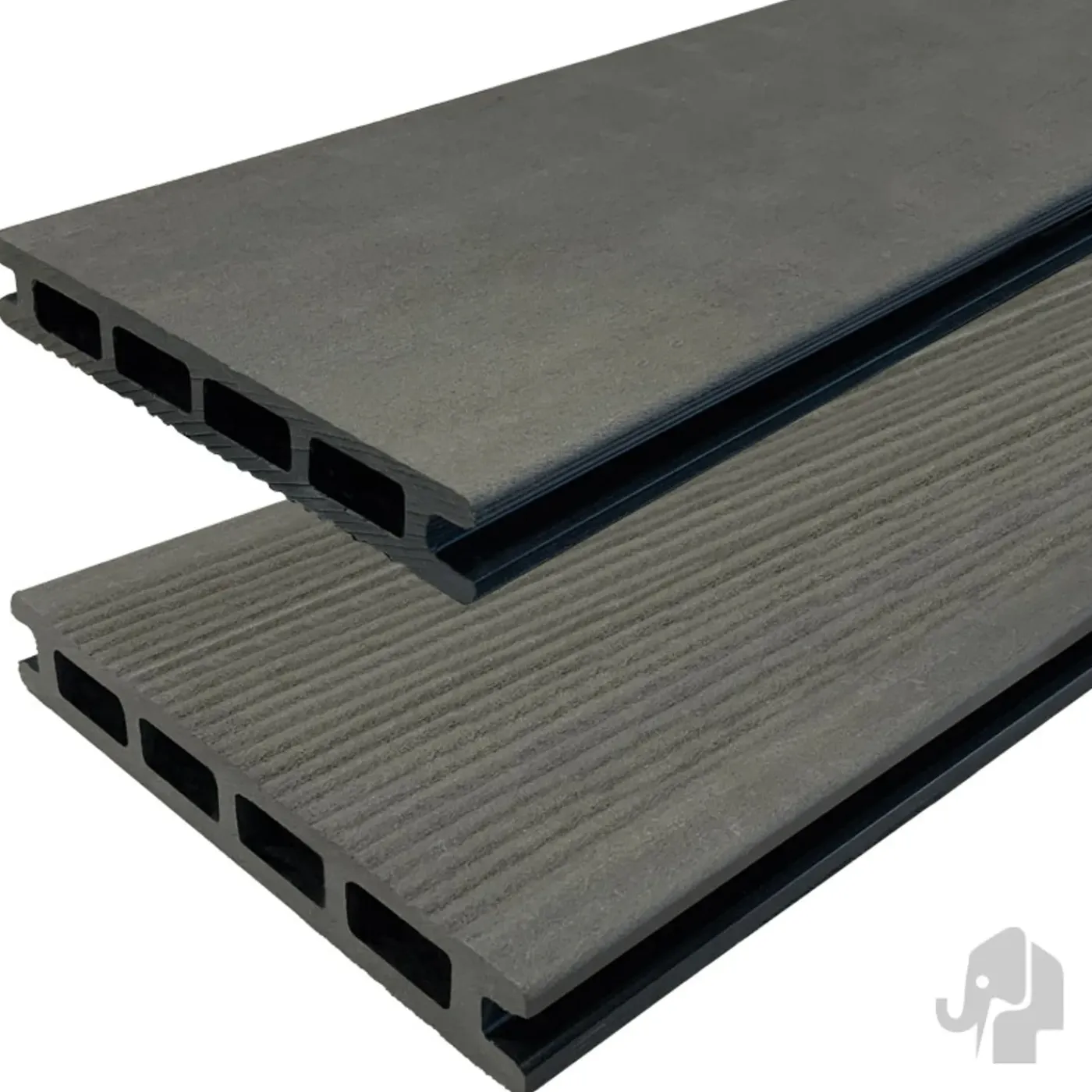Elephant Vlonderplank WPC grijs 225x14cm