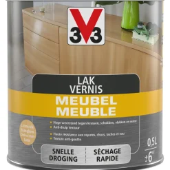 V33 meubellak lichte eik zijdeglans 500ml