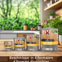 V33 meubellak transparant zijdeglans 500ml