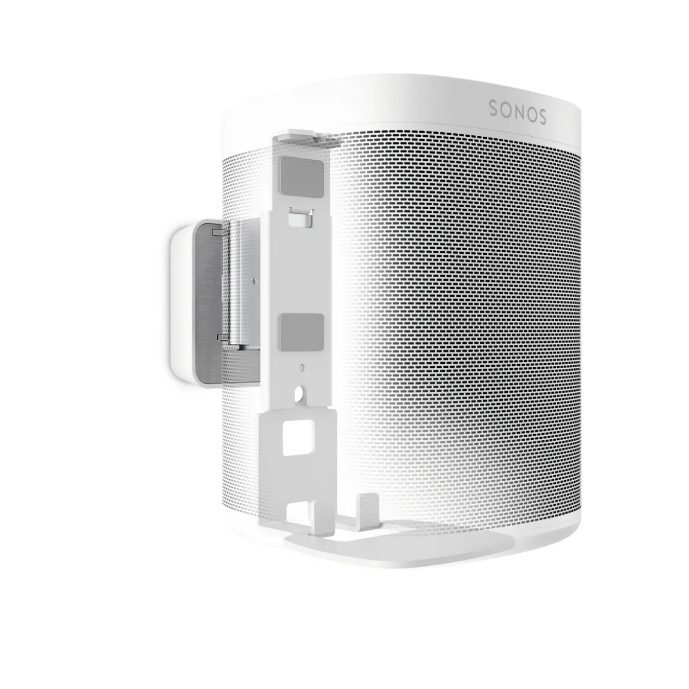 Vogel's wand luidsprekersteun Sound 4201 Sonos One et Play:1 wit