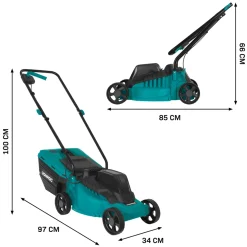 VONROC Accu Grasmaaier 20v En Grastrimmer 20v - Complete Set - Incl. 4.0ah Accu En Snellader