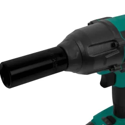 VONROC Accu Slagmoersleutel 20v – 4 Standen: 100/200/300/400nm - Incl. 4 Moerdoppen – Geschikt Voor