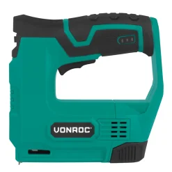 Vonroc Accu Tacker 4v – Complete Set Incl. 900 Nieten En 300 Spijkers