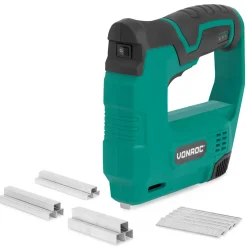 Vonroc Accu Tacker 4v – Complete Set Incl. 900 Nieten En 300 Spijkers