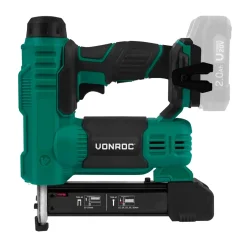 VONROC Accu Tacker – Vpower 20v – Incl. 1000 Nieten & 1000 Spijkers – Excl. Accu En Snellader