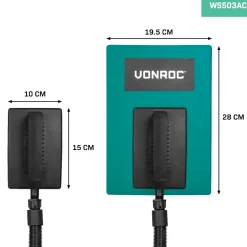 VONROC Behangafstomer 2300w - 4.5l Met 4m Slang | Incl. Krabber