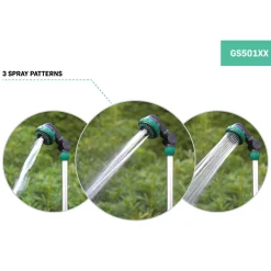Vonroc Buitendouche/tuindouche 2 In 1 – Afneembare Telescopische Sproeilans – Instelbare Hoogte 147
