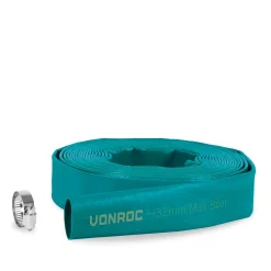 Vonroc Dompelpomp Afvoerslang - Persslang - Plat – Universeel - 10m X 32mm