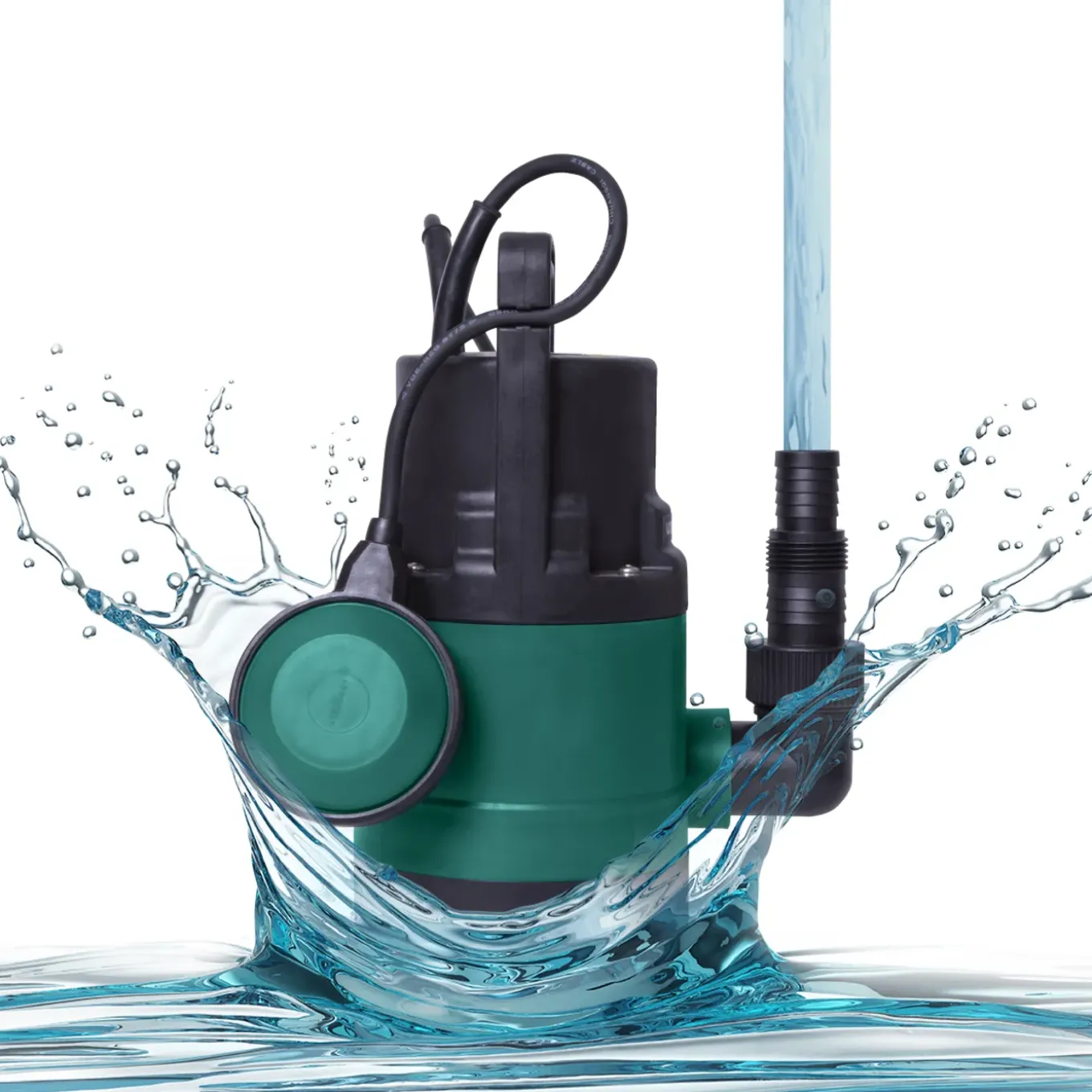 Vonroc Dompelpomp 300w – 6500l/h | Voor Schoon En Lichtvervuild Water