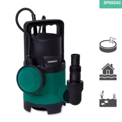 VONROC Dompelpomp 400w – 8000l/h | Vuil- En Schoonwater