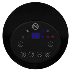 Vonroc Elektrische Ventilatorkachel - 1200w/1800w - Keramisch | Zwenkfunctie