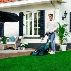 Vonroc Grasmaaier - 1300w - 32cm Maaibreedte - Instelbare Hoogte: 30/50/70 Mm - Incl. 30l Opvangbak