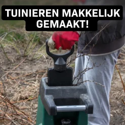 Vonroc Hakselaar/shredder 2500w – Voor Takken Tot Diam.45mm – Incl. 45l Opvangzak & Duwstok