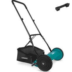 Vonroc Kooimaaier / Handgrasmaaier - 400mm - 4 Instelbare Maaihoogtes | Incl. Muurbeugel