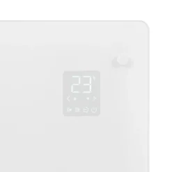 Vonroc Luxe Elektrische Kachel – Convector - Glazen Paneel – 2000w - Wit | Wifi