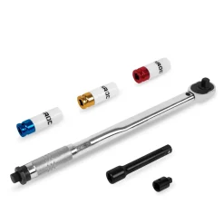 Vonroc Momentsleutel ½” – 470mm – 28-210nm – Incl. 3-delige Doppenset, Verlengstuk En Verloopstuk/ad