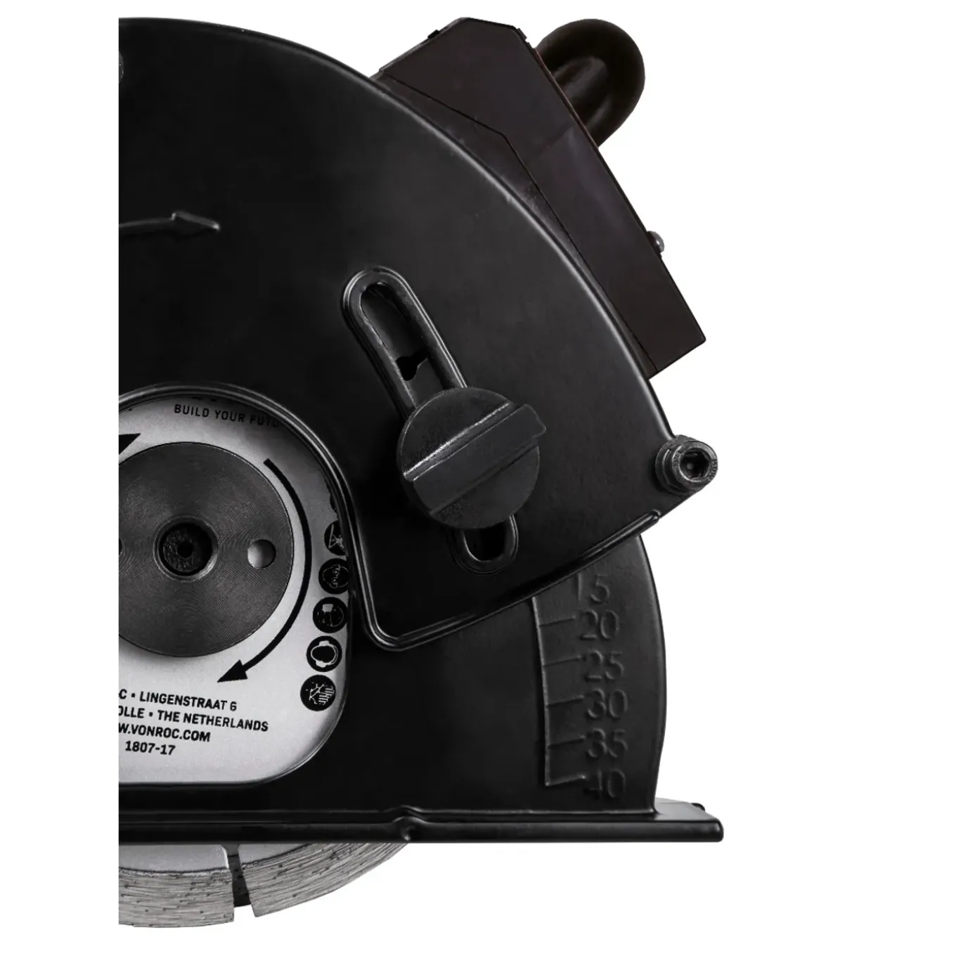 Vonroc Muurfrees – Sleuvenfrees + Laser – 1700w – Ø150mm – Incl. 2 Diamantschijven & Stofzuigadapter