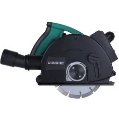 Vonroc Muurfrees – Sleuvenfrees + Laser – 1700w – Ø150mm – Incl. 2 Diamantschijven & Stofzuigadapter
