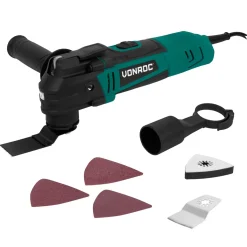 Vonroc Oscillerende Multitool 350w | Incl. Accessoires