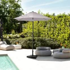 Vonroc Parasol Torbole – Diam.200cm – Premium Parasol | Beige
