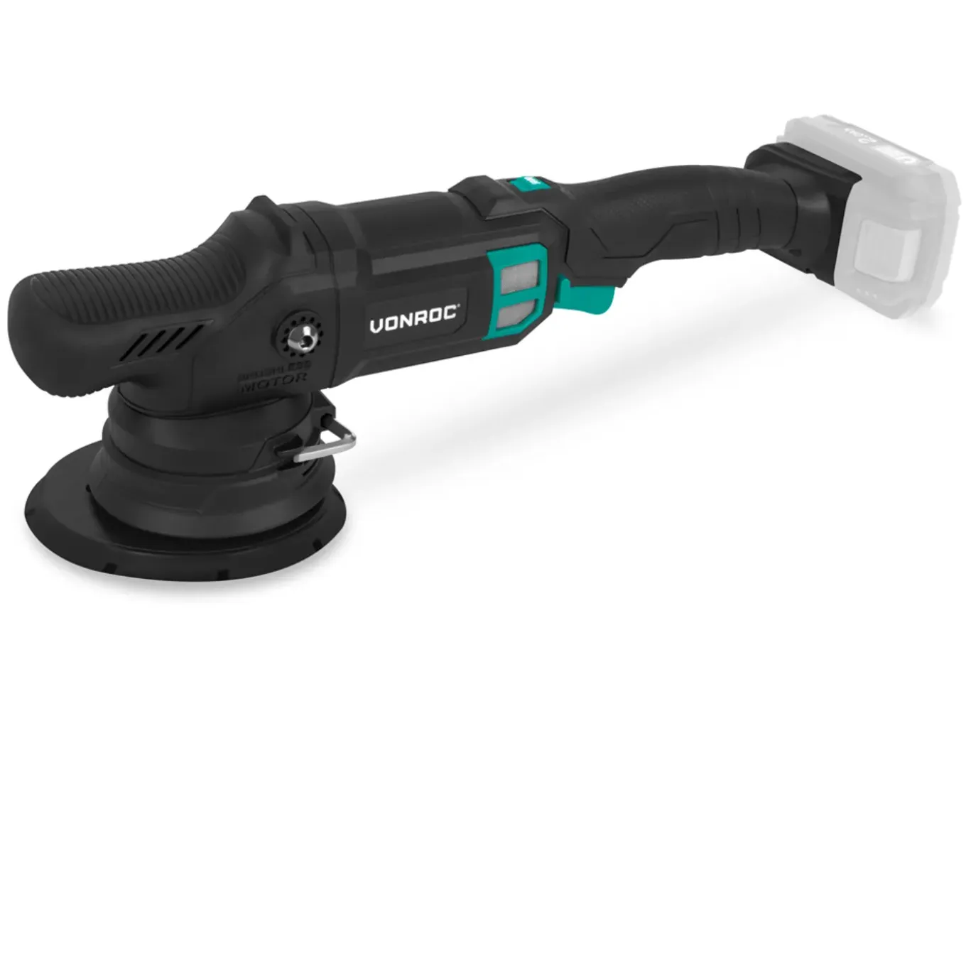 Vonroc Pro Polijstmachine 20v - Ø 150mm – Soft Start – Incl. Steunschijf - Excl. Accu En Snellader