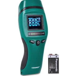 VONROC Pro Vochtmeter – Professioneel Gebruik – Accuraat – Hoog Contrast Lcd Met Achtergrondverlicht