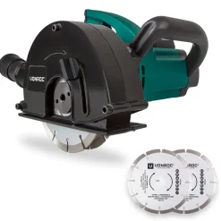 Vonroc Sleuvenfrees 1700w - 150mm | Incl. 4 Sleuvenfrees Schijven