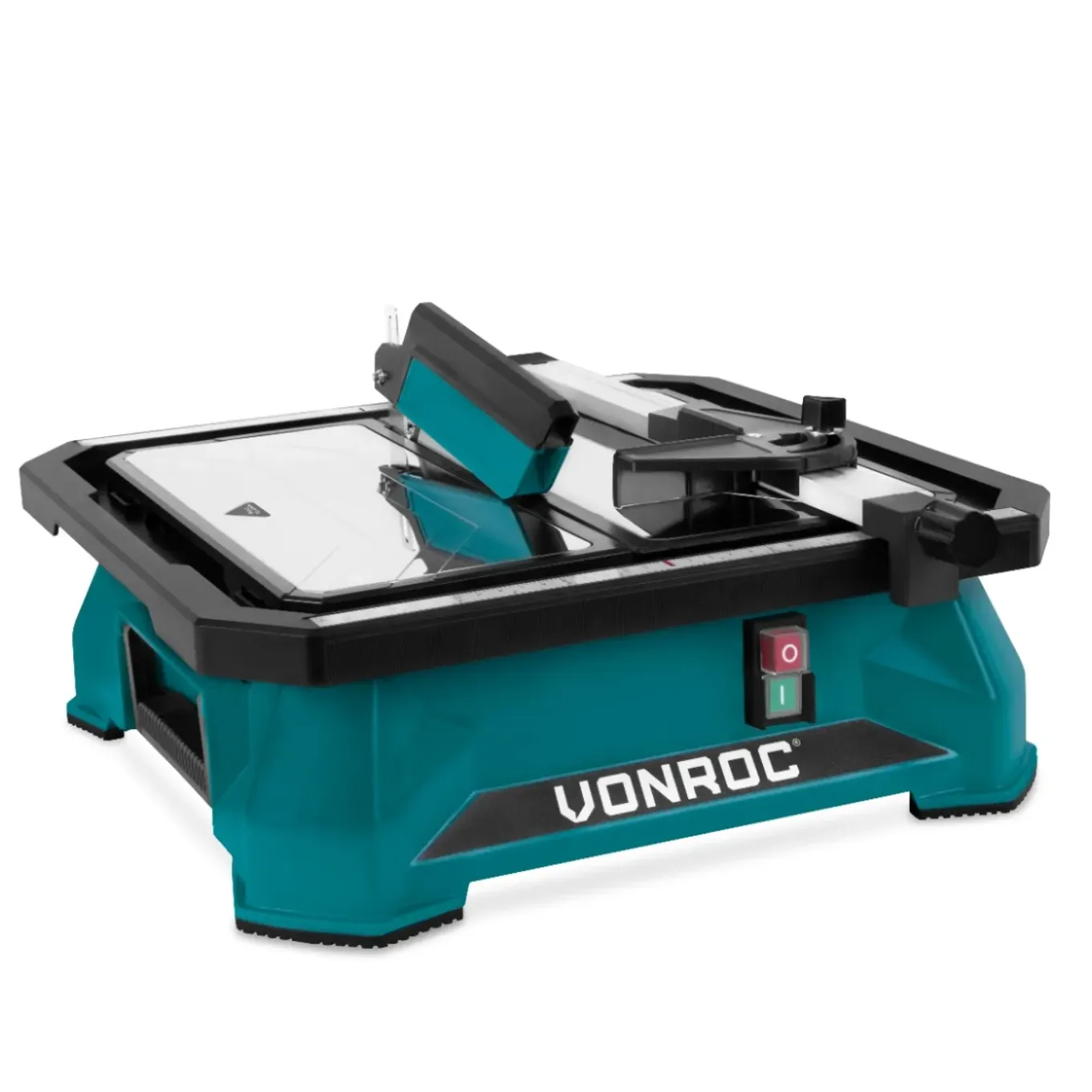 Vonroc Tegelzaag 650w –180mm – Geïntegreerd Waterreservoir – Extra Groot Rvs Werkblad