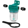 VONROC Voorfilter Voor Pompen En Hydrofoorpompen – 12cm – Max. 4000l/h – Universele Voorzetfilter