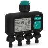 Vonroc 4-weg Watertimer – Besproeiingscomputer Voor 4 Zones – Instelbare Tijd -frequentie Per Zone