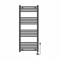 Vtw Living - Handdoekradiator Elektrisch 1200 × 500 mm - Mat Zwart - 500 Watt