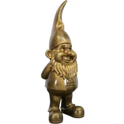 Vtw Living - Tuinkabouter 1 Meter - Grote Kabouter - Goud - 100 Cm - Tuindecoratie