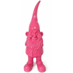 Vtw Living - Tuinkabouter 1 Meter - Grote Kabouter - Fuchsia - 100 Cm - Tuindecoratie