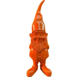 Vtw Living - Tuinkabouter 1 Meter - Grote Kabouter - Oranje - 100 Cm - Tuindecoratie